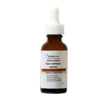 Derma 10 Eye Contour Serum Caffeine 5% + Retinol+ HA 30 ml | كريم للعينين Derma 30 مل