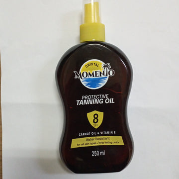 CRISTAL MOMENTO DEEP TANNING OIL SPF 8 - 250 ML