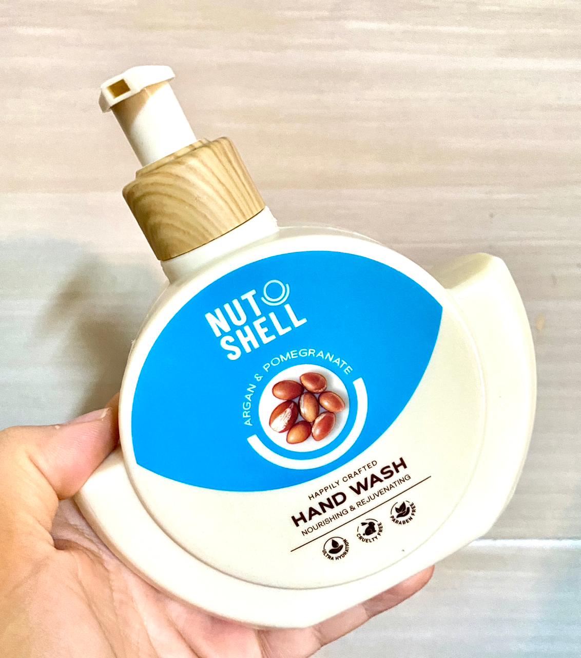 NUT SHELL ARGAN & POMEGRANATE HAND WASH 375ML