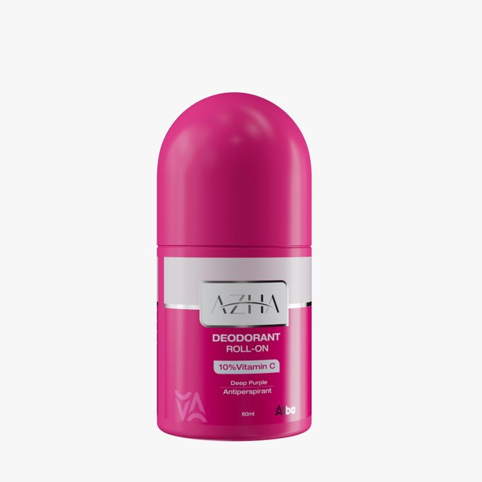 AZHA ROLL ON WHITENING DEODORANT 10%VITAMIN C DEEP PURPLE 60ML