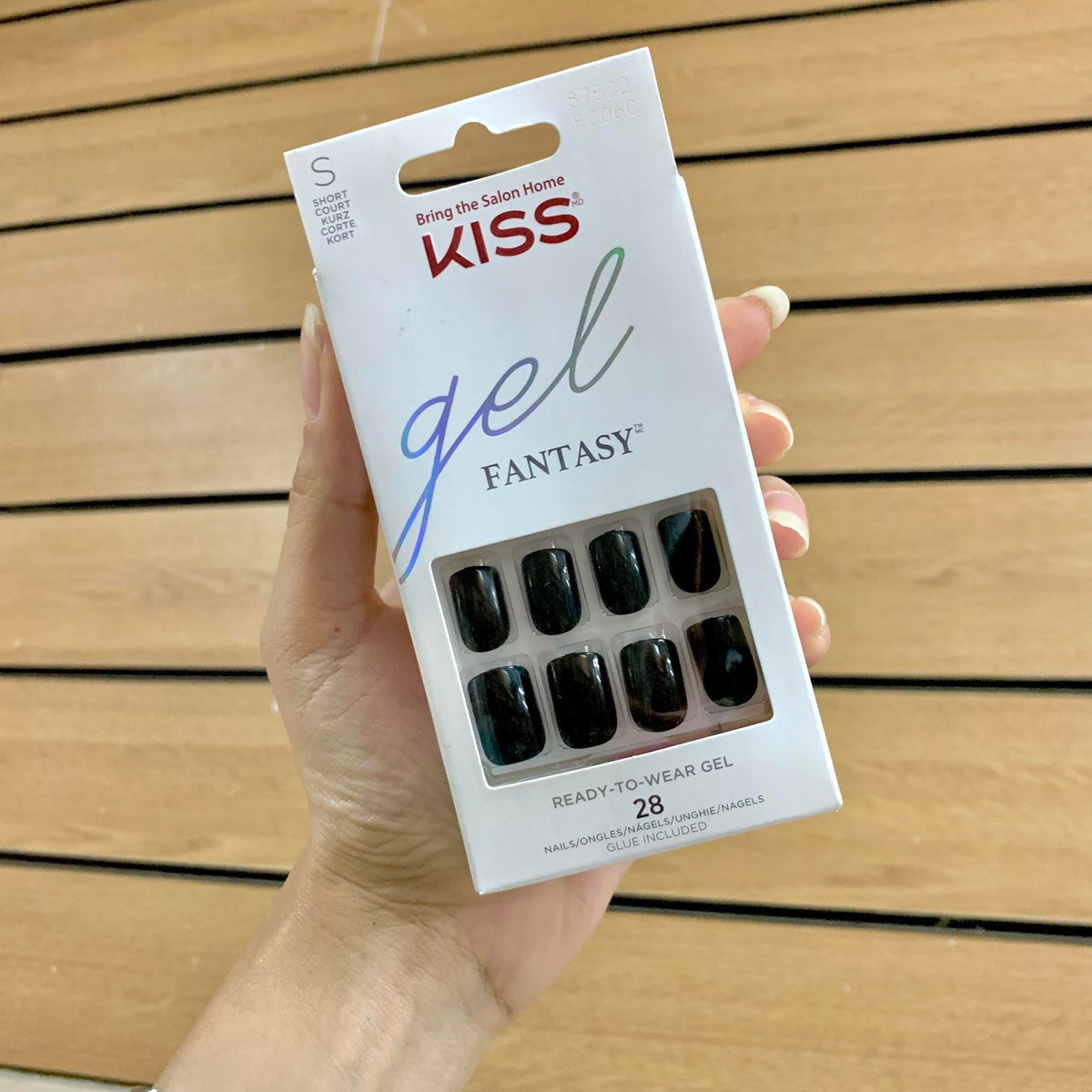 KISS GEL FANTASY 5225 BLACK 28