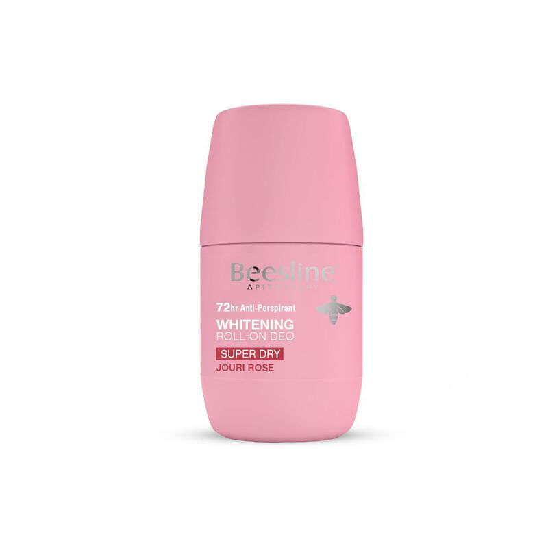 Beesline Whitening Roll-On Deodorant - Super Dry Jouri Rose 50 ml Offer | مزيل عرق بيزلين 50 مل