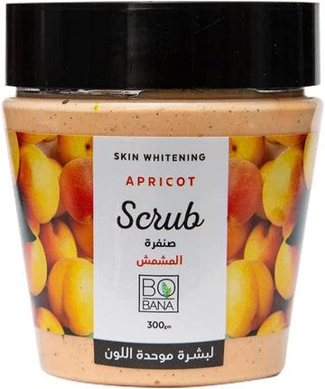 BOBANA SCRUB APRICOT SKIN WHITENING 300GM