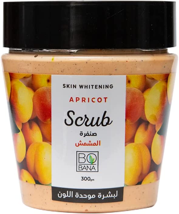 BOBANA SCRUB APRICOT SKIN WHITENING 300GM