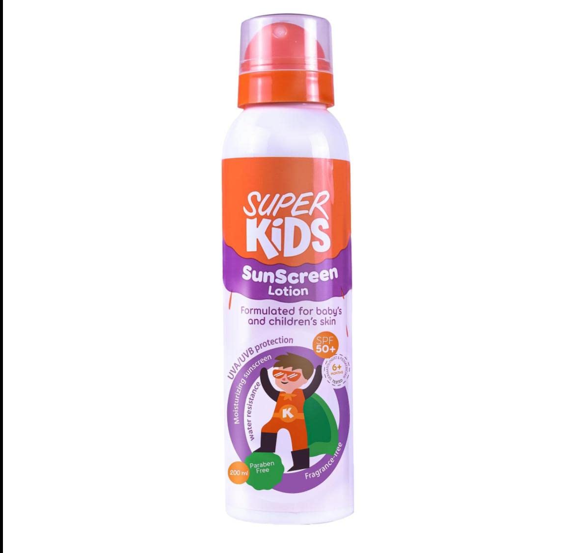 Super Kids Sunscreen Lotion SPF50+ 200 ml | واقي شمس Super SPF50+ 200 مل