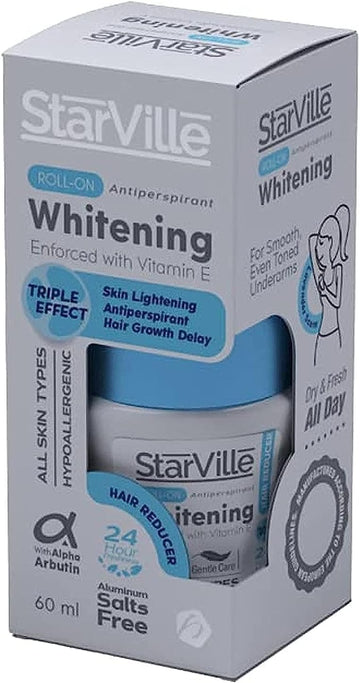 STARVILLE WHITENING ROLL ON HAIR REDUCER 60ML OFFER