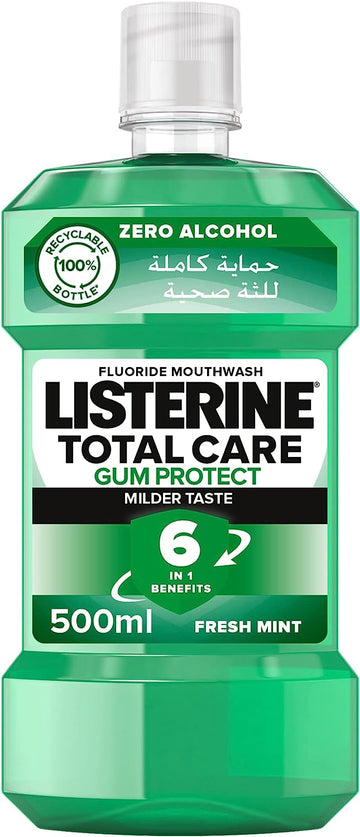 LISTERINE TOTAL CARE GUM PROTECT 6IN1 FRESH MINT 500ML