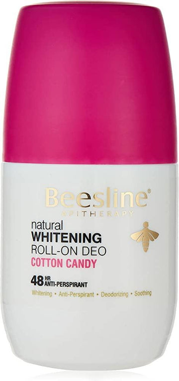 Beesline Whitening Deodorant Roll-On Cotton Candy 50 ml Offer | مزيل عرق بيزلين 50 مل