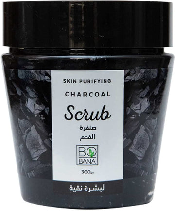 BOBANA SCRUB CHARCOL SKIN PURIFYING 300GM