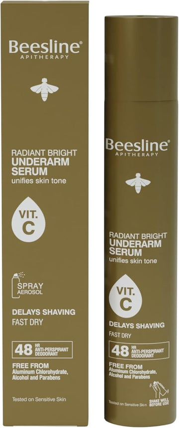 BEESLINE RADIANT BRIGHT UNDER ARM SERUM DELAYS SHAVING 150ML