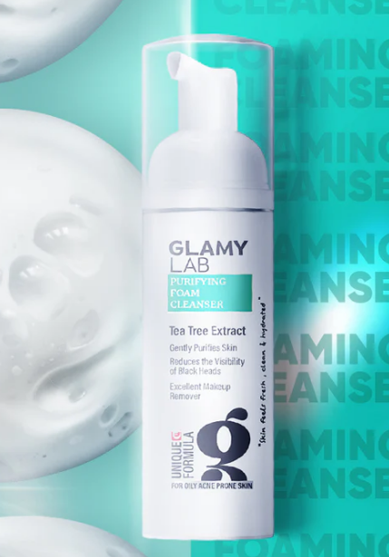Glamy Lab Purifying Cleanser Foam Gel 150 ml | غسول للوجه Glamy 150 مل
