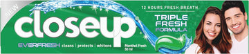 CLOSEUP TRIPLE FRESH FORMULA MENTHOL FRESH 50ML