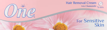 ONE HAIR REMOVAL CREAM WITH CHAMOMILE FOR SENSITIVE SKIN - 80GM