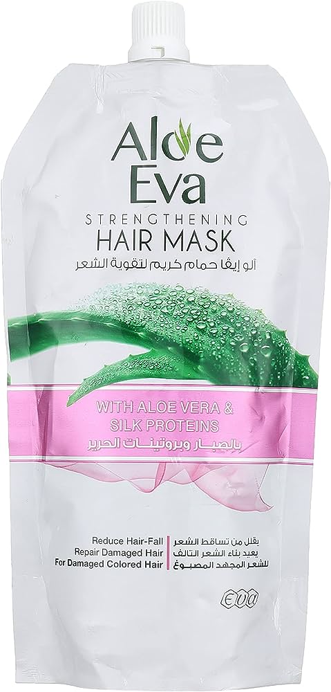 Aloe Eva Hair Mask with Aloe Vera& Silk Proteins 250 g | ماسك للشعر إيفا