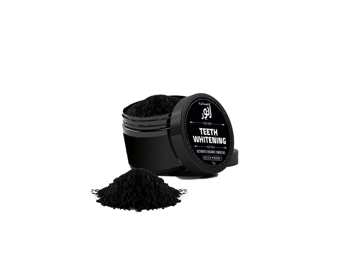 ANWAR CHARCOAL TEETH WHITENING POWDER 30G مسحوق تبيض الاسنان بالفحم