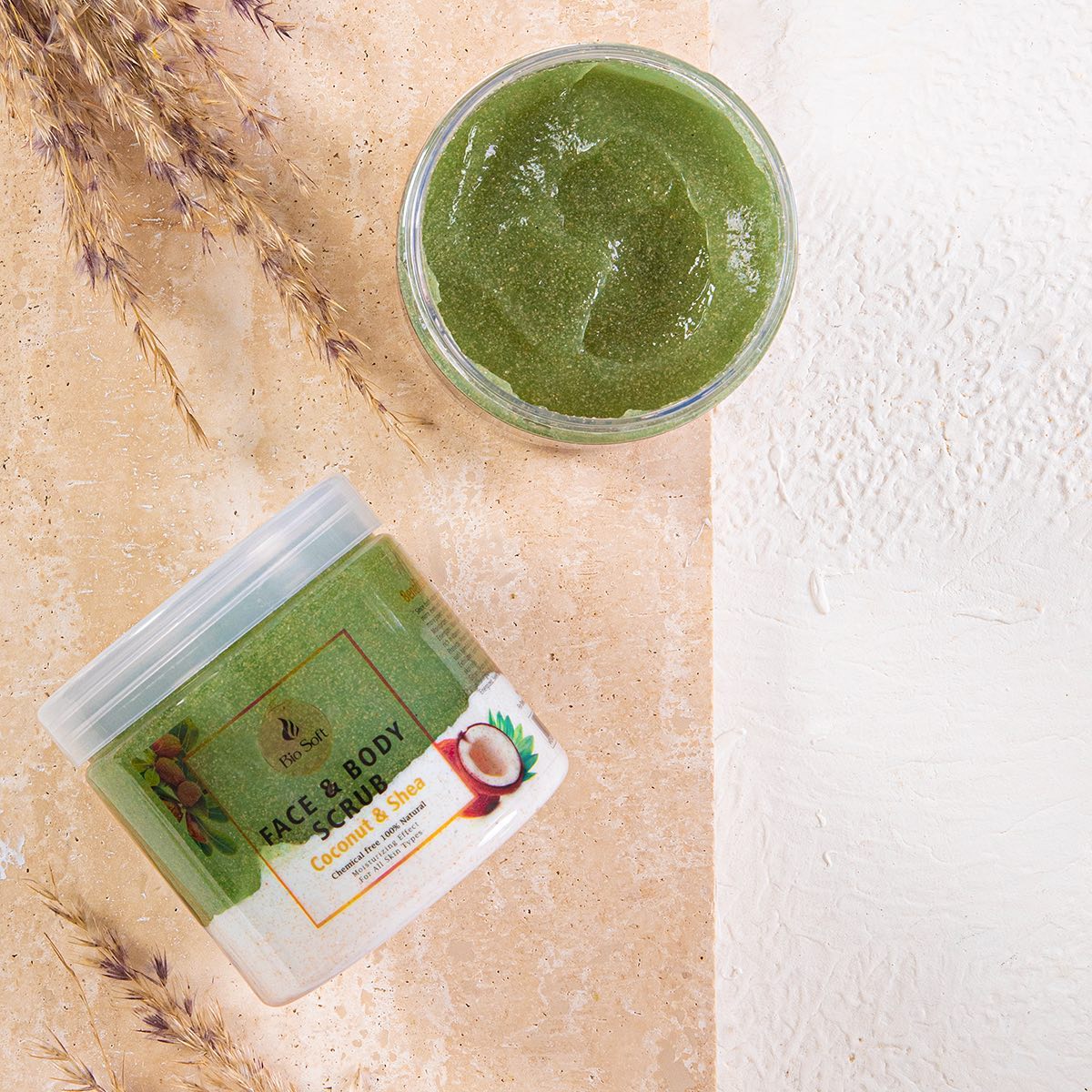 BIO SOFT FACE & BODY SCRUB COCONUT & SHEA