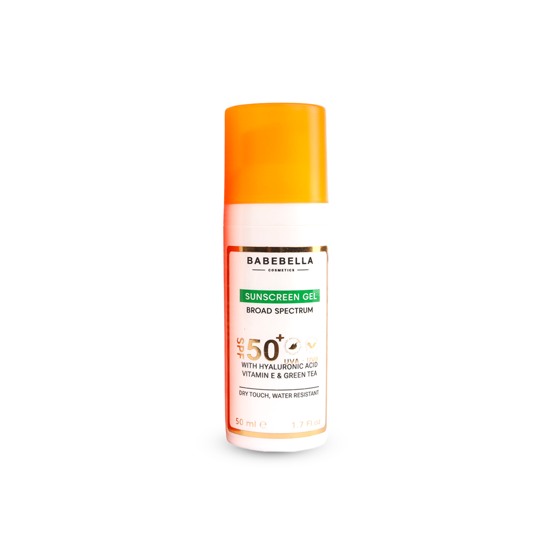 Matte-Finish Hyaluronic Sunscreen Gel SPF50+