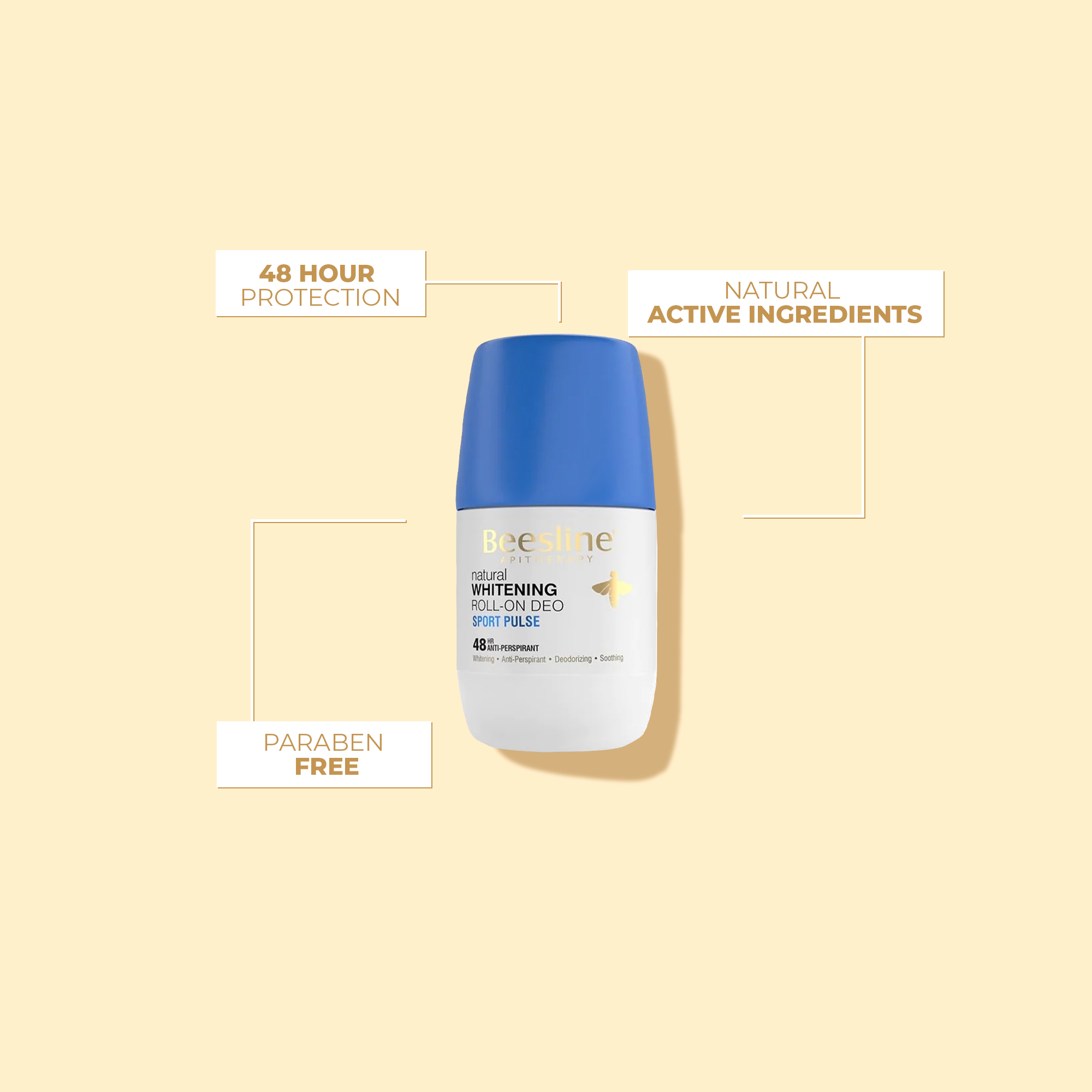 Whitening Roll-On Deodorant - Sport Pulse Offer (1+1 Free)