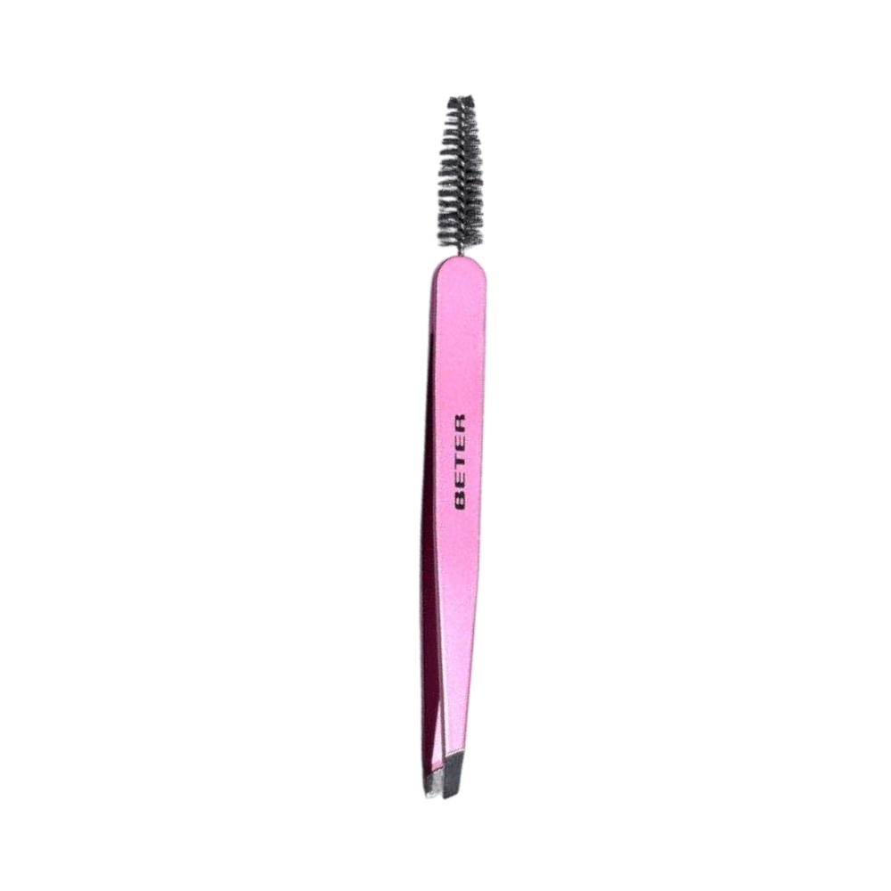 Tweezers with Spoollie 2-in-1 Brow Definer