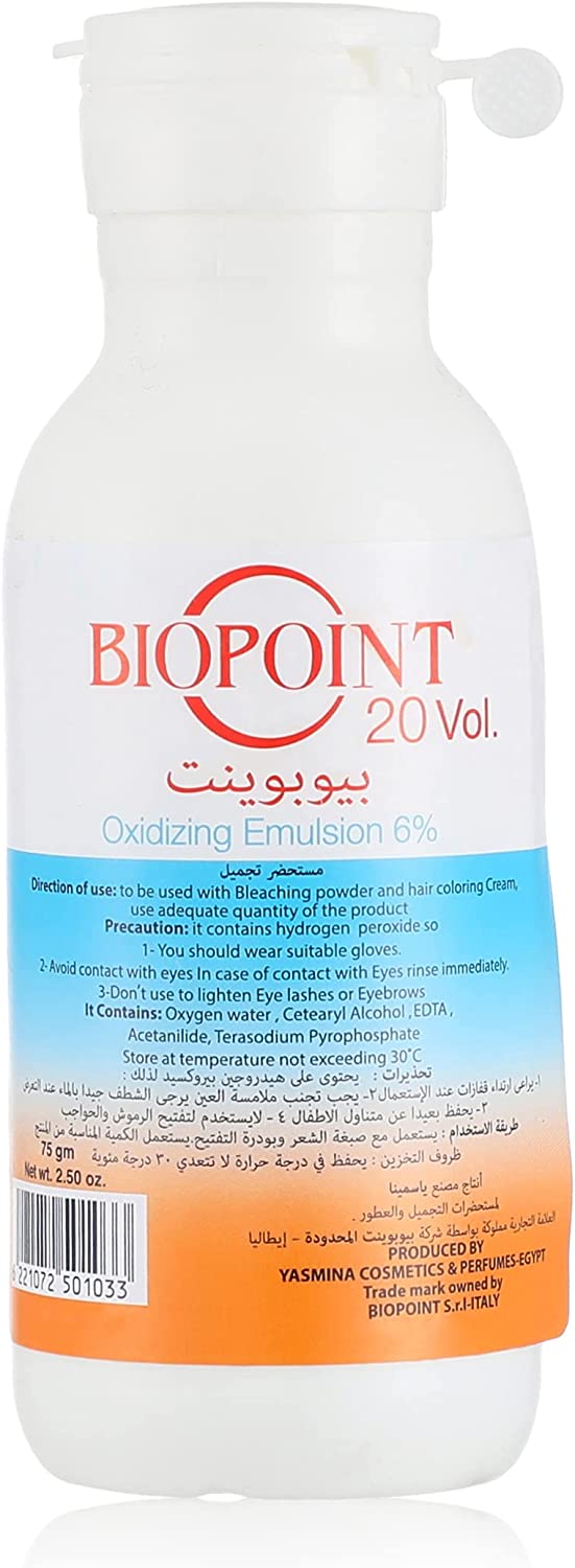 Biopoint 20 OXIDIZING EMULSION 6% 75GM