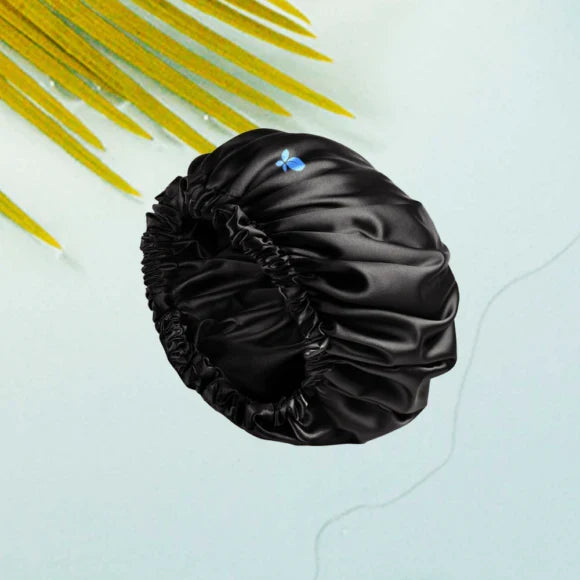 Bless Satin bonnet Black
