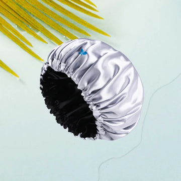 Bless Satin bonnet Sliver