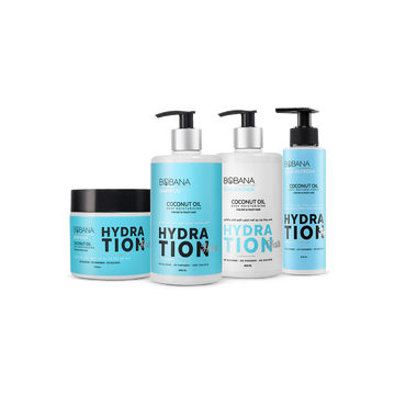 Moisturizing Bundle for Dry & Curly Hair - Coconut Oil