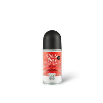 White Here Deodorant With Candy Scent