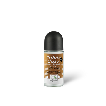 White Here Deodorant With Coconut Scent