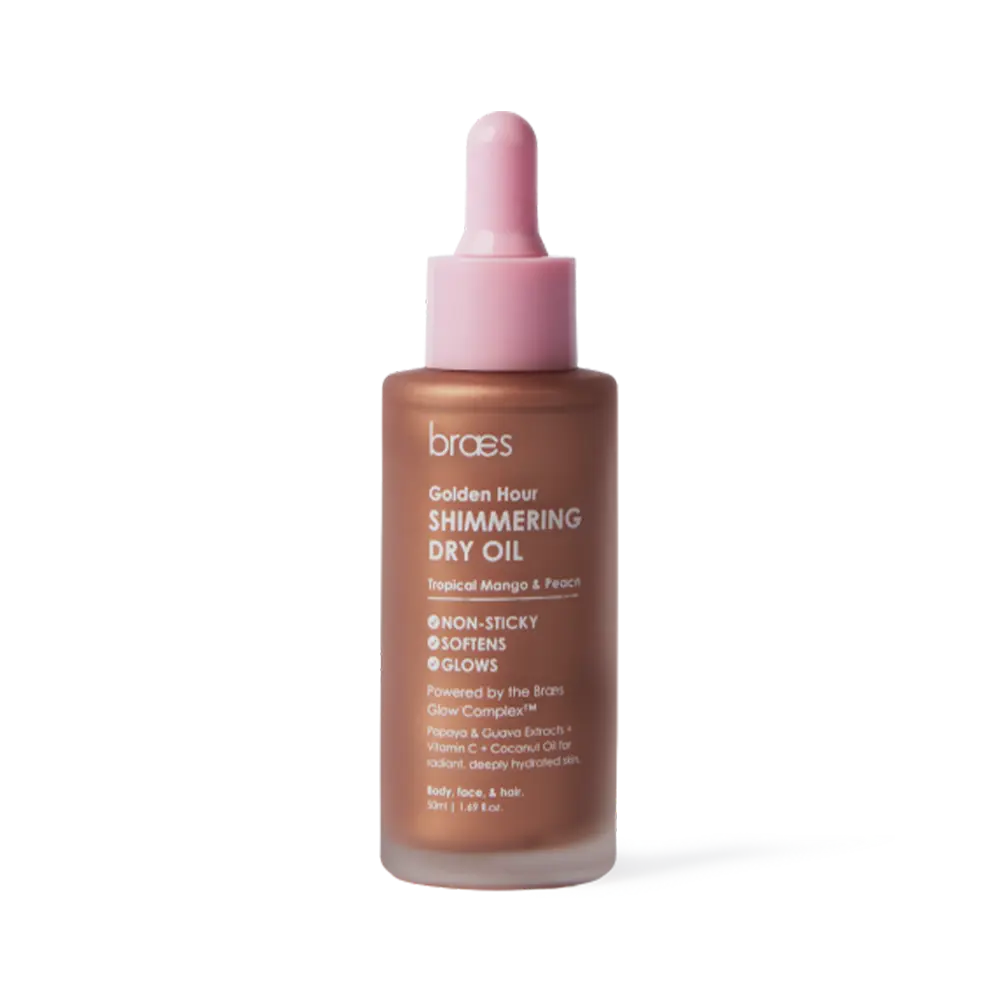 Golden Hour Shimmering Dry Oil - Tropical Mango & Peach