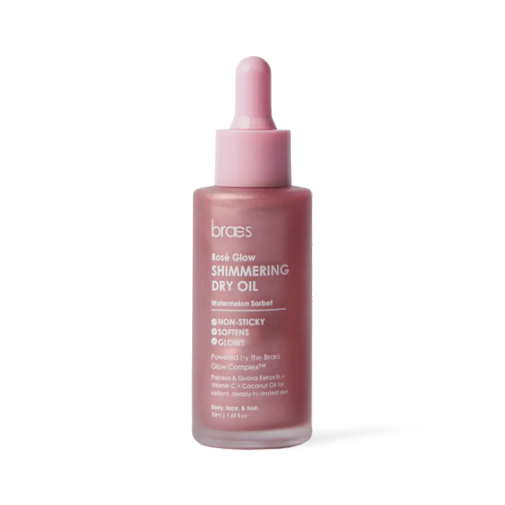 Rosé Glow Shimmering Dry Oil - Watermelon Sorbet