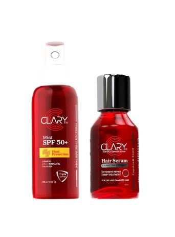 CLARY HAIR MIST SPF50 120ML+HAIR SERUM 100ML OFFER