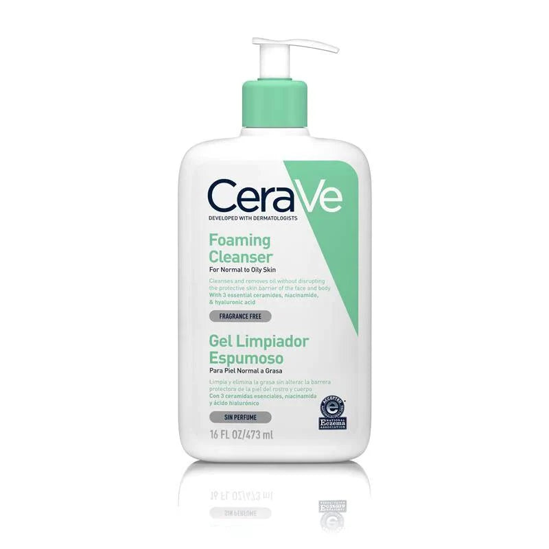 Cerave Foaming Facial Cleanser for Normal to Oily Skin 473 ml | غسول للوجه سيرافي 473 مل
