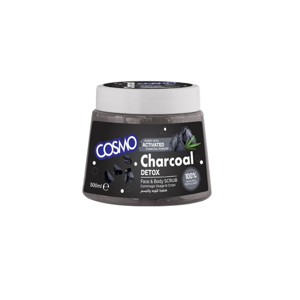 Activated Charcoal Face & Body Scrub