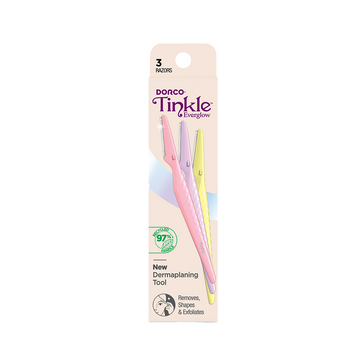 Tinkle Everglow Eyebrow Razor (3 Pack)