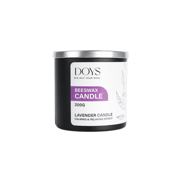 Lavender Beeswax Candle
