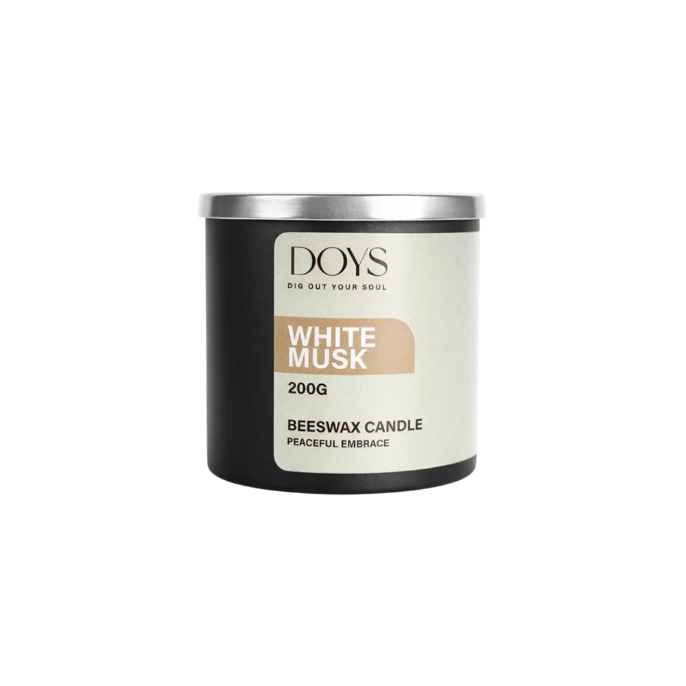 White Musk Beeswax Candle