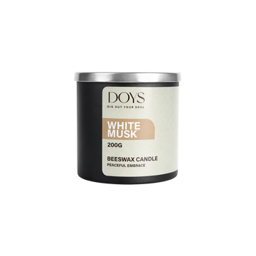 White Musk Beeswax Candle