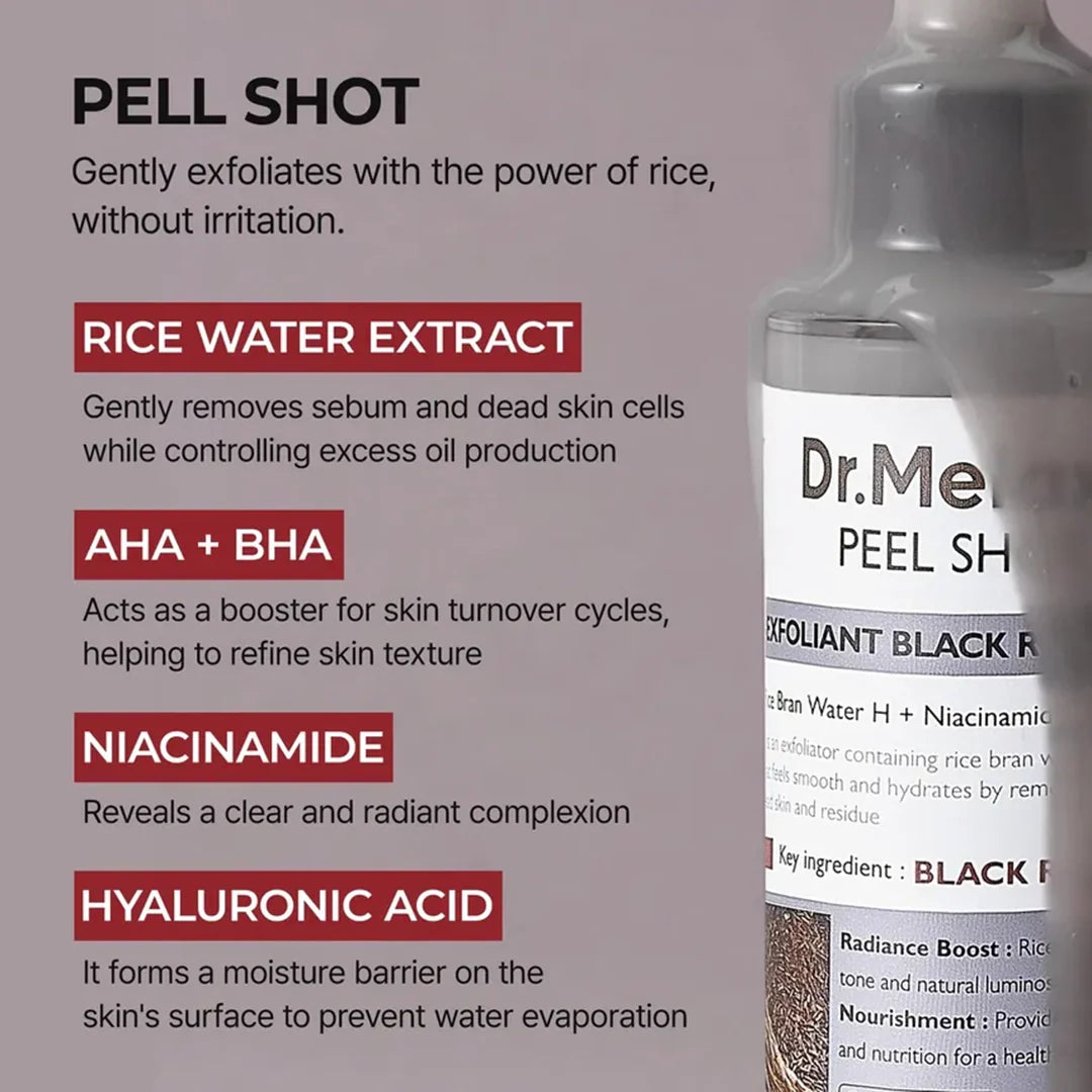 Peel Shot Exfoliating Black Rice Ampoule