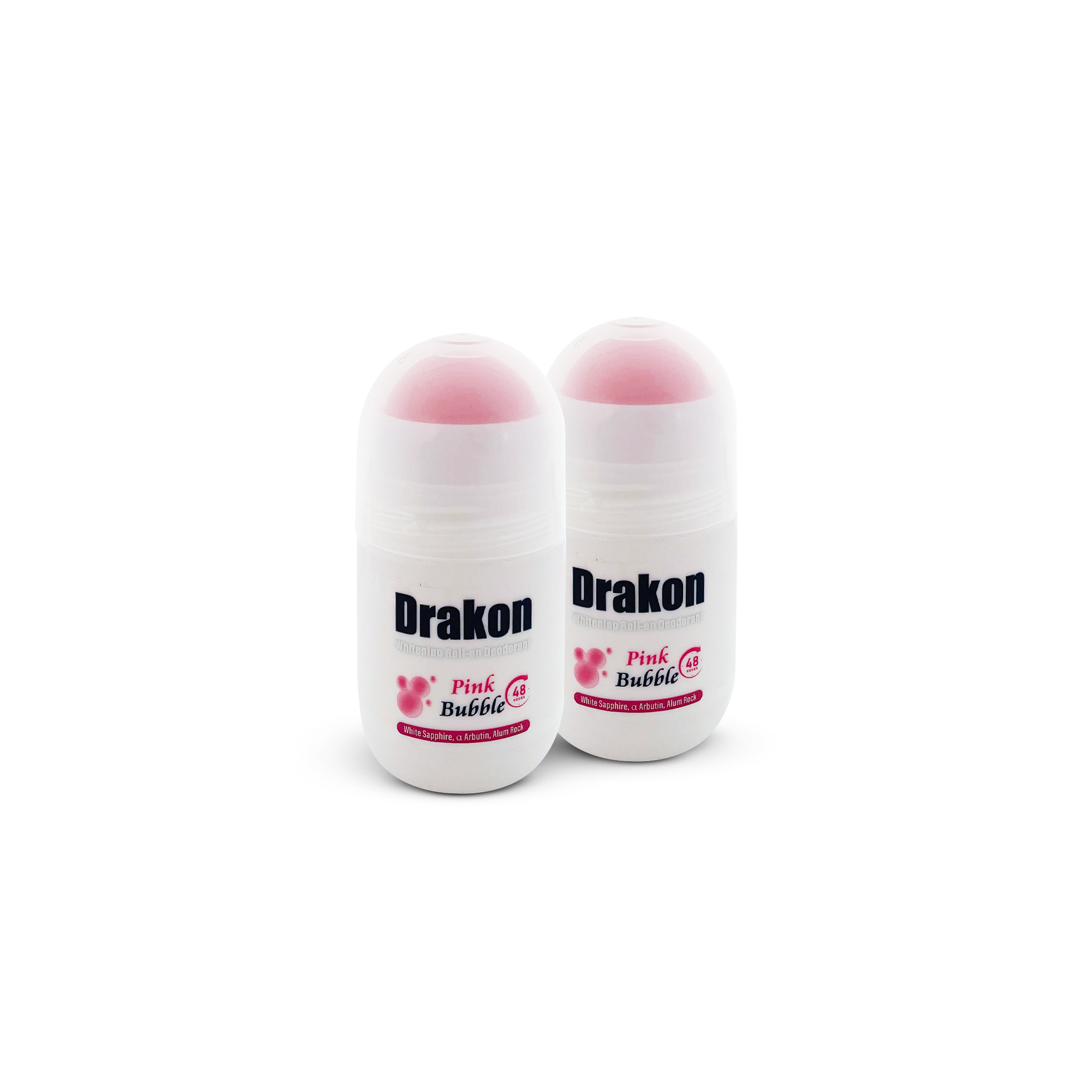 Whitening Roll-On Deodorant - Pink Bubble (1+1 Free)