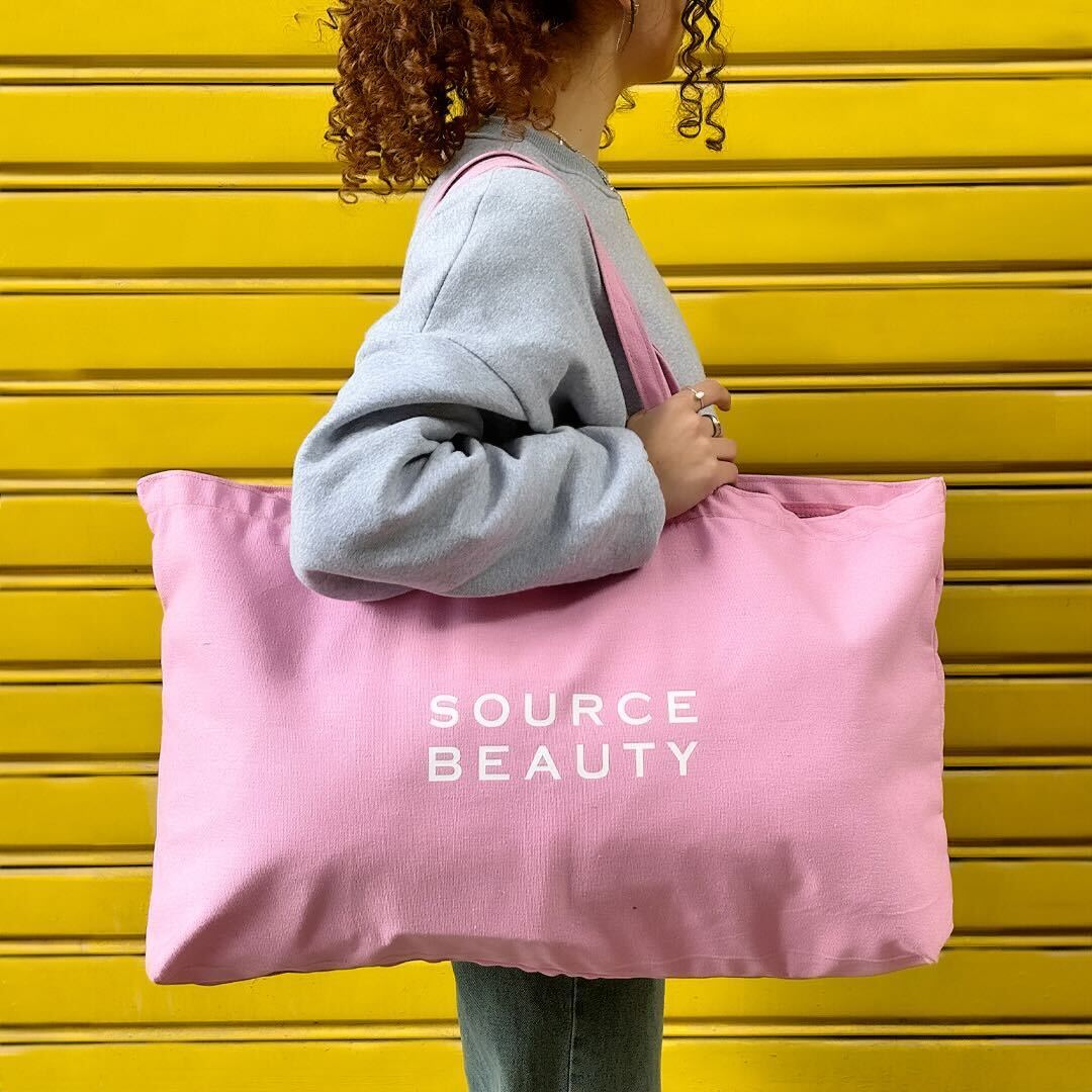 The Big Source Beauty Tote - Pink