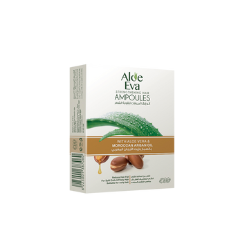 Aloe Eva Hair Strengthening Ampoules With Aloe Vera & Moroccan Argan Oil