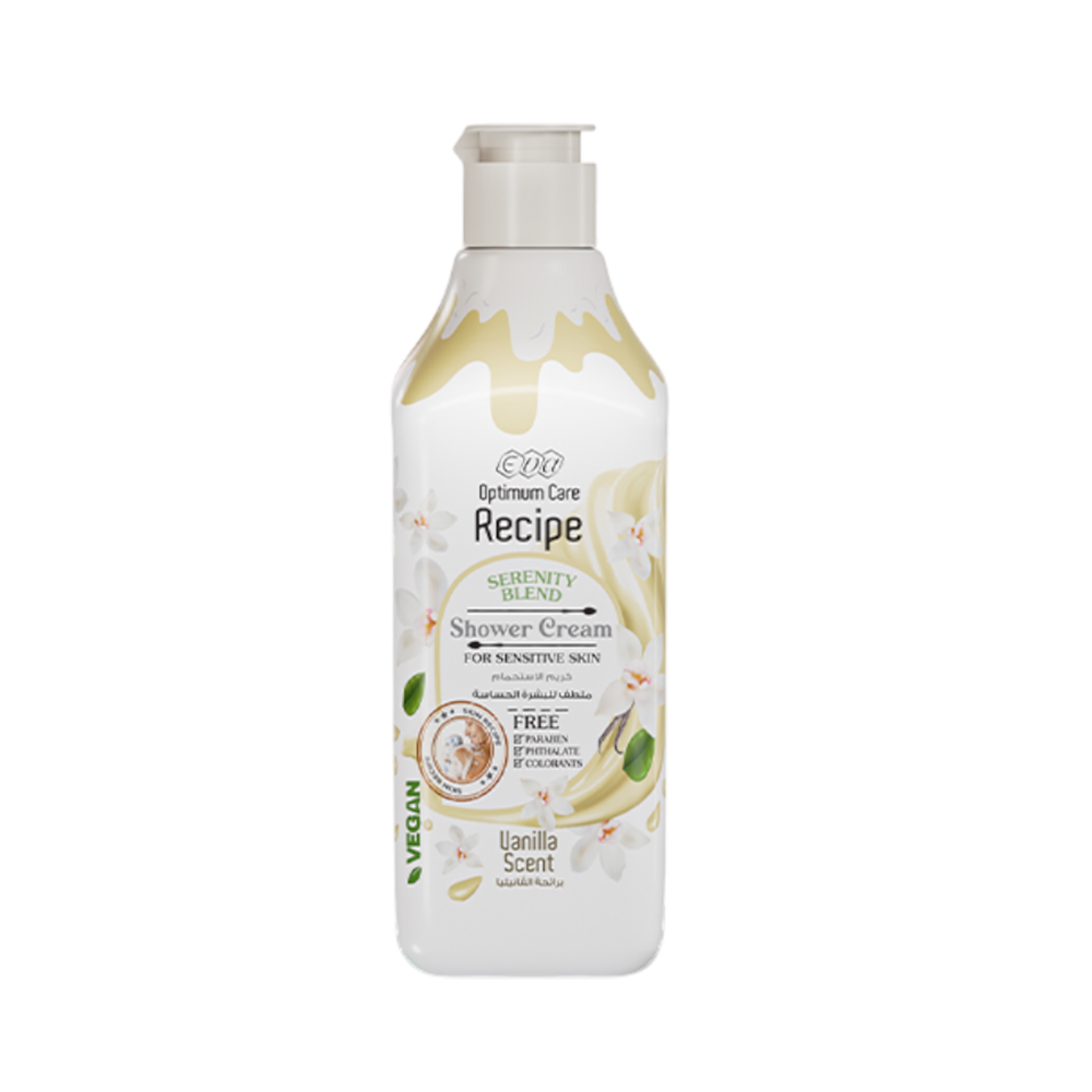 Serenity Blend Shower Cream - For Sensitive Skin (Vanilla Scent)