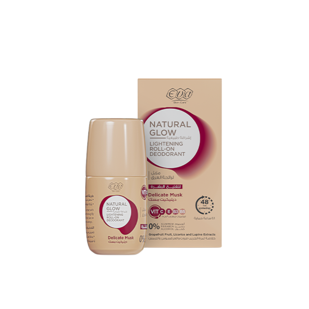 Natural Glow Lightening Roll On Deodorant - Delicate Musk