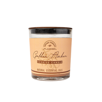 Golden Amber Aromatherapy Candle