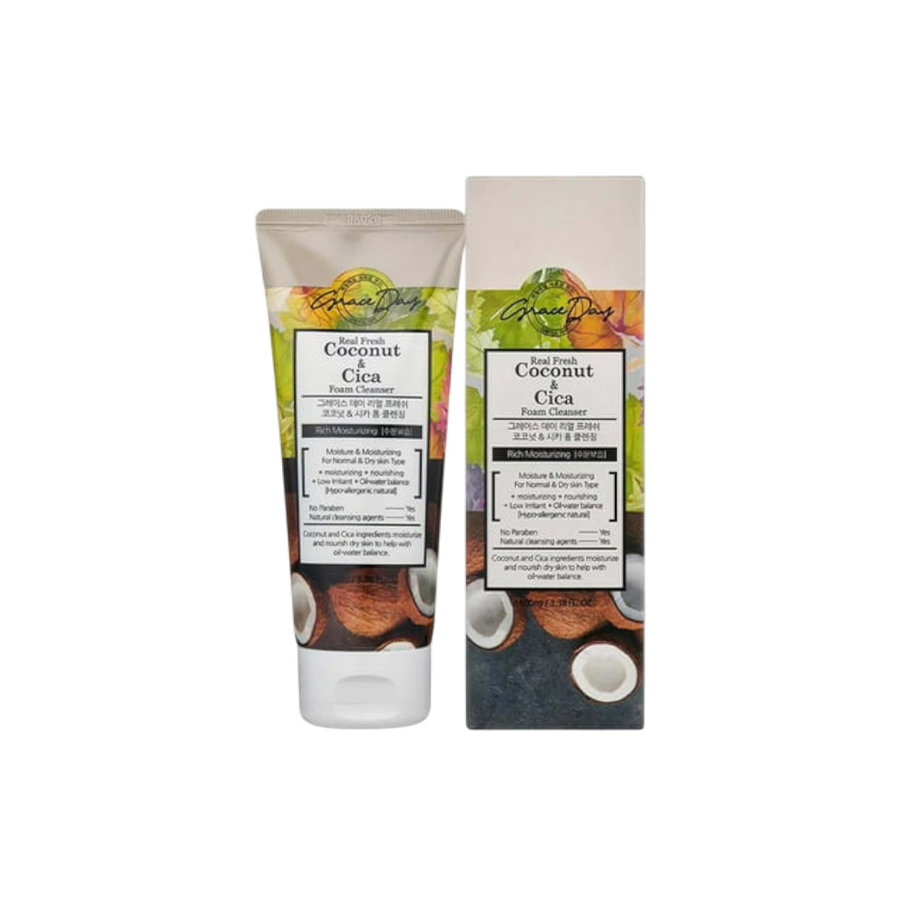 Real Fresh Coconut & Cica Foam Cleanser