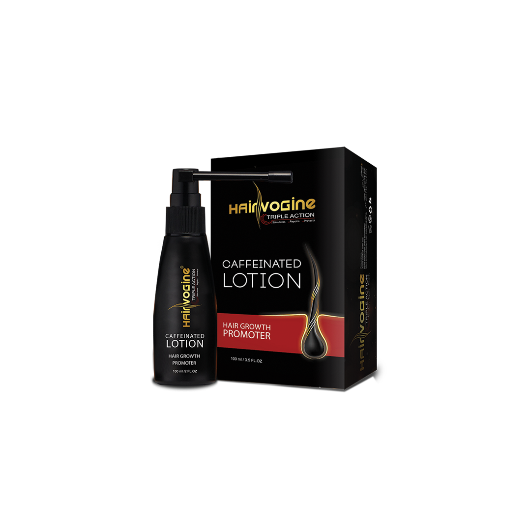 Caffeinated Lotion for Hair Growth