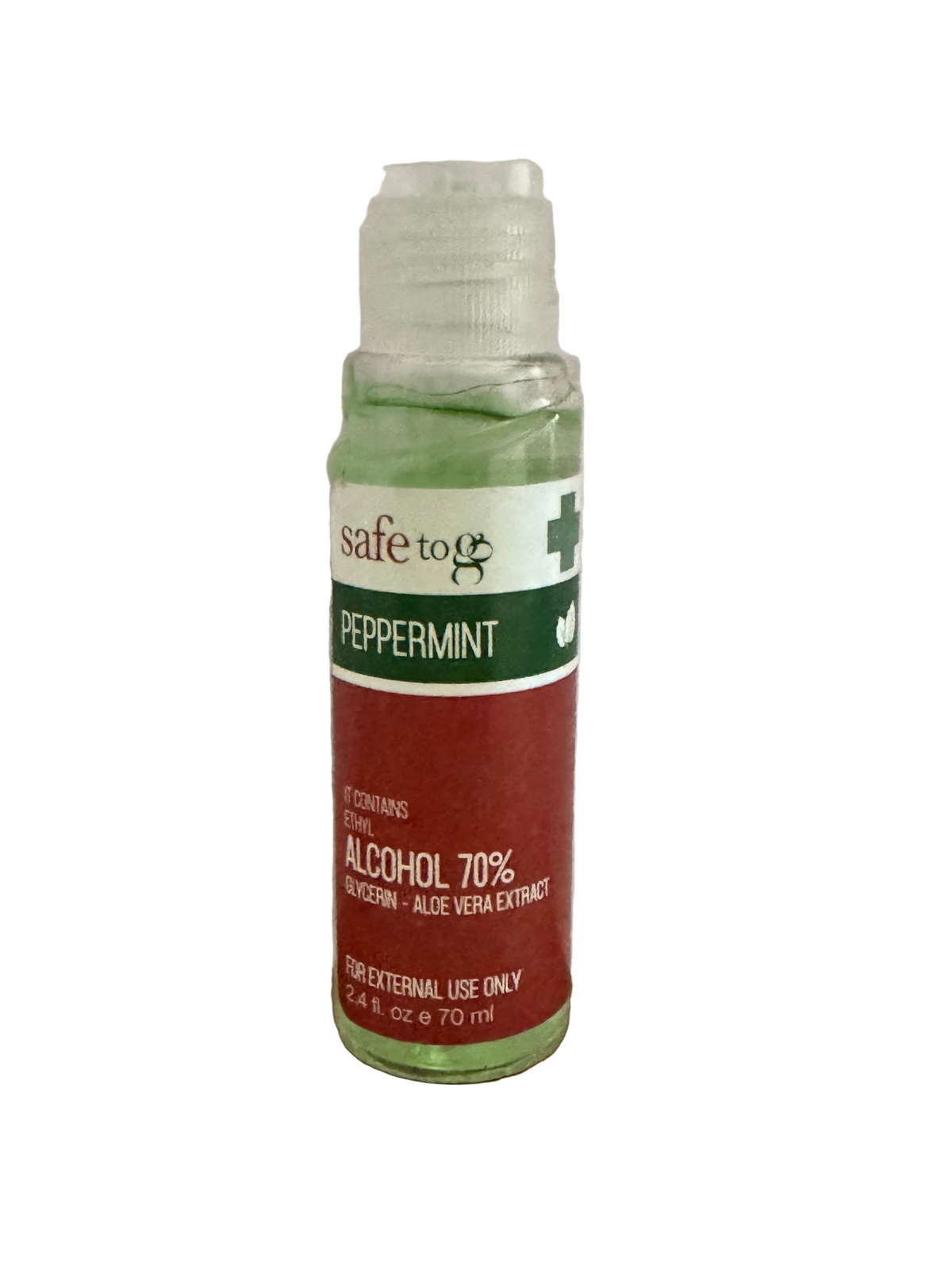 SAFE TO GO PEPPERMINT ALCOHOL 70% 70ML