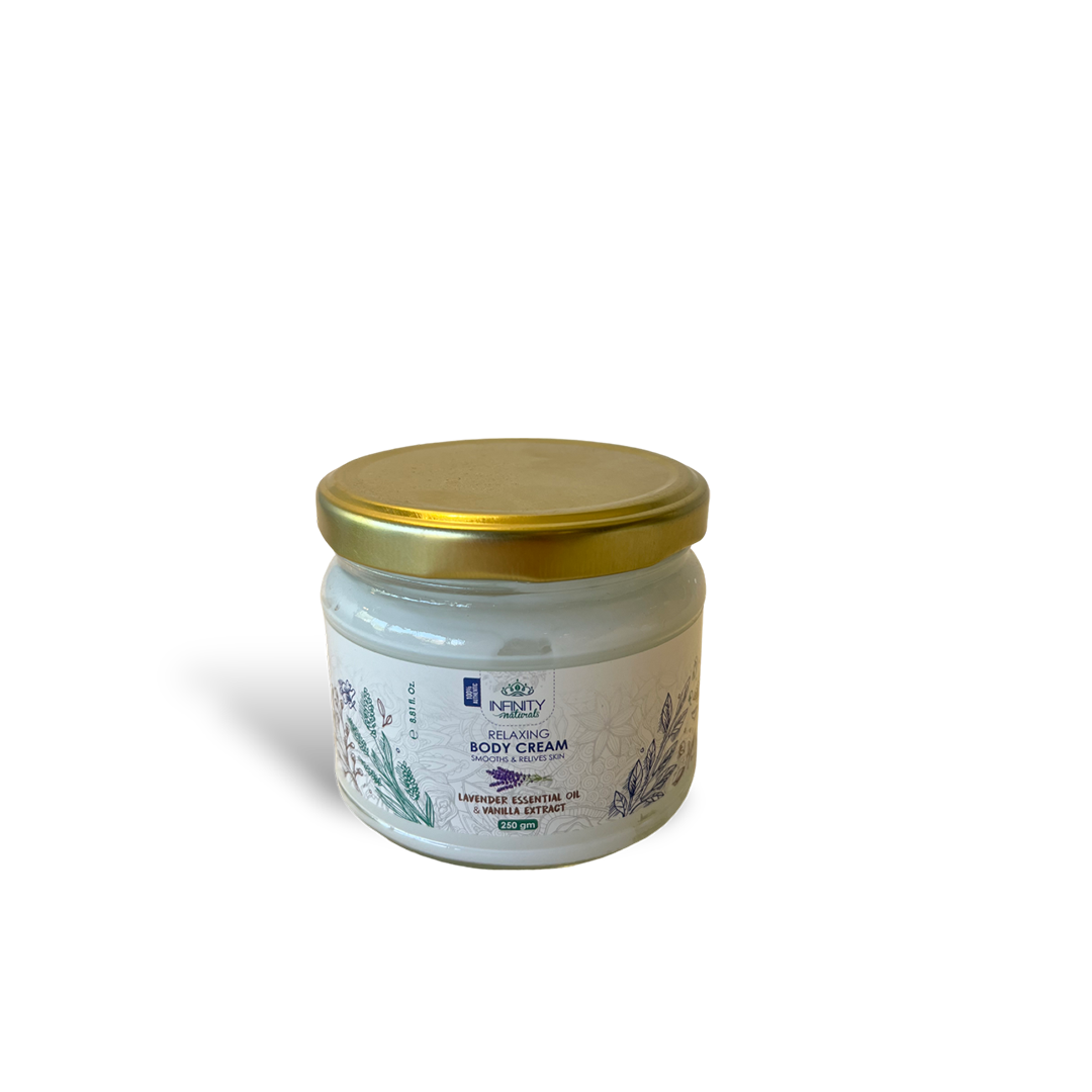 Relaxing Body Cream Lavender Essential Oil & Vanilla Extract