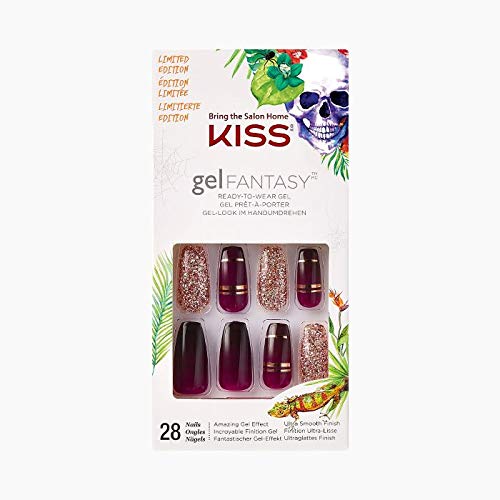 Kiss Gel Fantasy HKGF03 Limited Edition Ready To Wear Gel Nails 28 Nails, Ultra Smooth